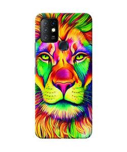 Lion color poster Infinix Hot 10 Back Cover