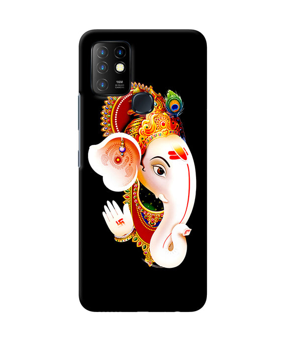 Lord ganesh face Infinix Hot 10 Back Cover