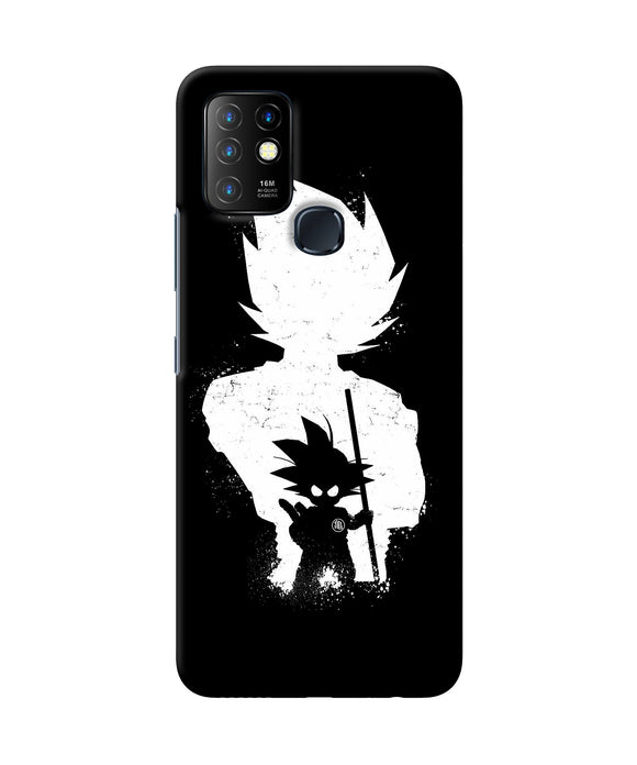 Goku night little character Infinix Hot 10 Back Cover