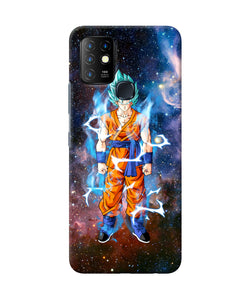 Vegeta goku galaxy Infinix Hot 10 Back Cover