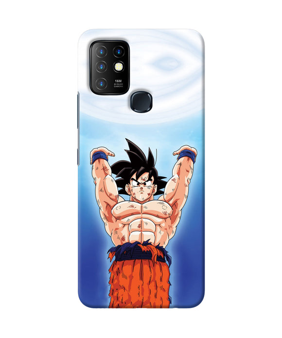 Goku super saiyan power Infinix Hot 10 Back Cover