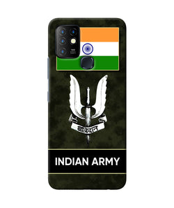 Indian flag balidan logo Infinix Hot 10 Back Cover