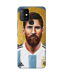 Messi face Infinix Hot 10 Back Cover