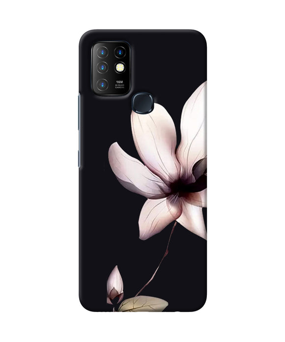 Flower white Infinix Hot 10 Back Cover