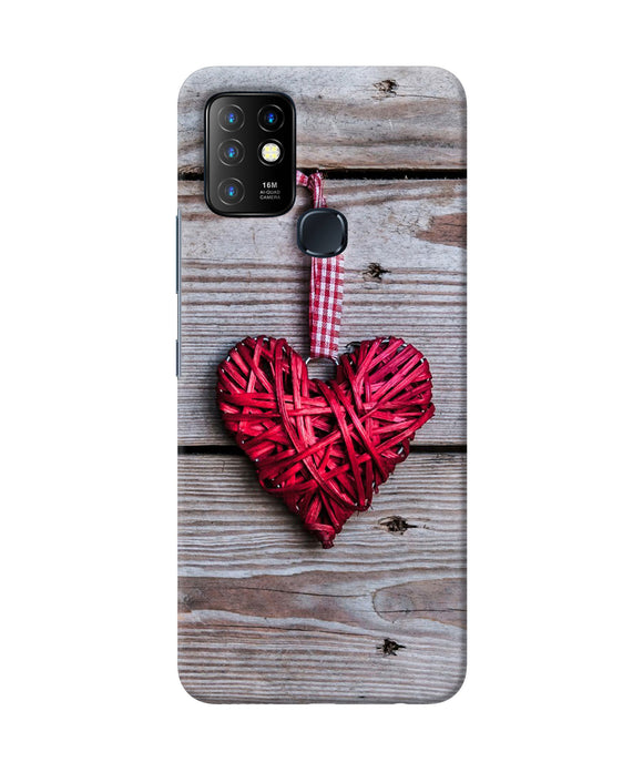 Lace heart Infinix Hot 10 Back Cover