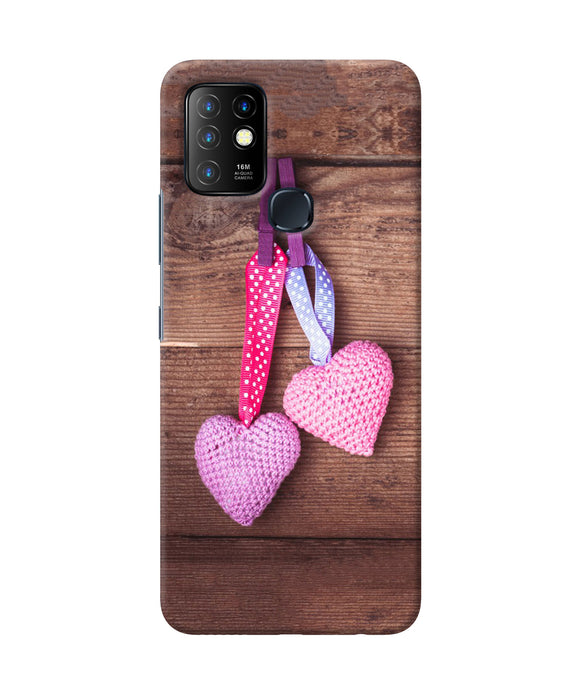 Two gift hearts Infinix Hot 10 Back Cover