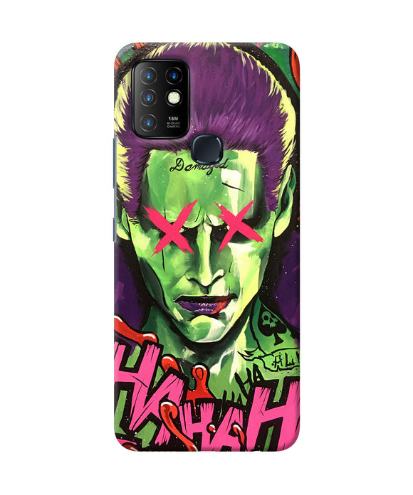 Damaged joker anim Infinix Hot 10 Back Cover