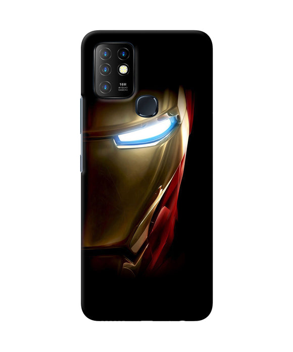 Ironman half face Infinix Hot 10 Back Cover