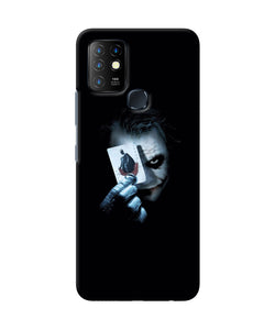 Joker dark knight card Infinix Hot 10 Back Cover