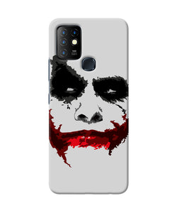 Joker dark knight red smile Infinix Hot 10 Back Cover