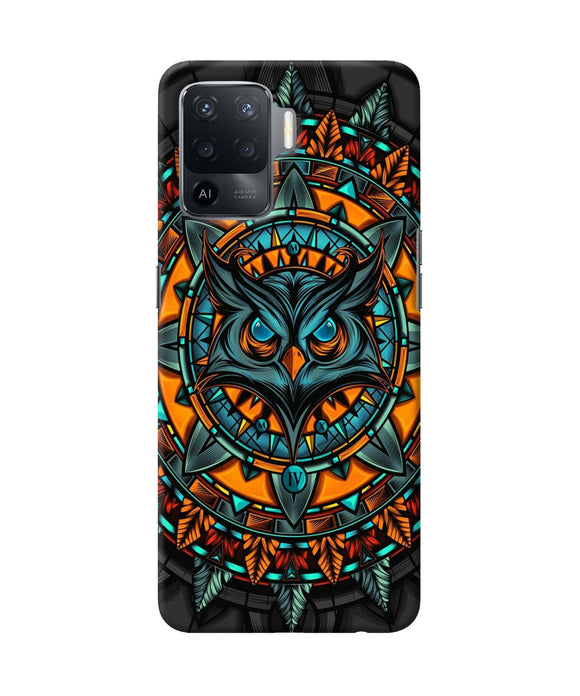 Angry Owl Art Oppo F19 Pro Back Cover