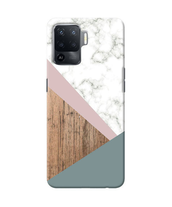Marble wood Abstract Oppo F19 Pro Back Cover