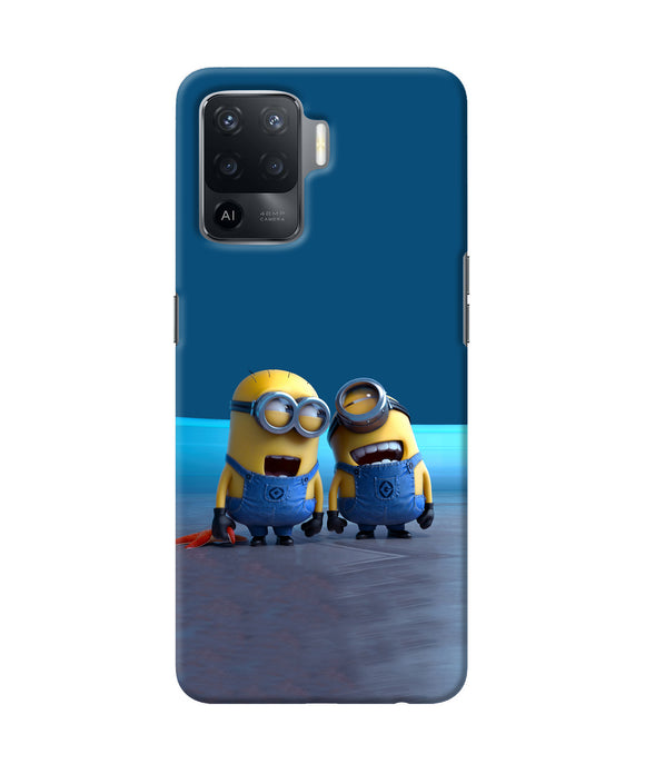 Minion Laughing Oppo F19 Pro Back Cover