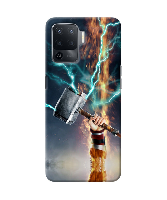 Thor Hammer Mjolnir Oppo F19 Pro Back Cover