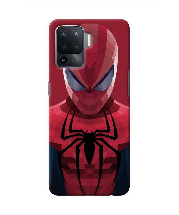 Spiderman Art Oppo F19 Pro Real 4D Back Cover