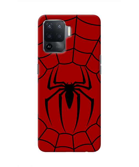 Spiderman Web Oppo F19 Pro Real 4D Back Cover