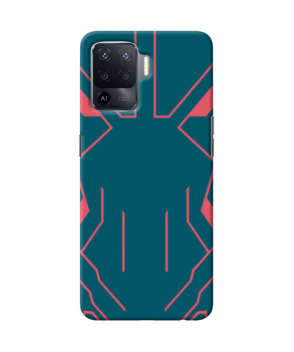 Superman Techno Oppo F19 Pro Real 4D Back Cover