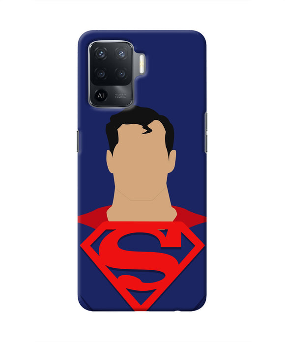 Superman Cape Oppo F19 Pro Real 4D Back Cover