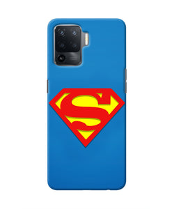 Superman Blue Oppo F19 Pro Real 4D Back Cover