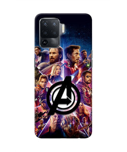 Avengers Superheroes Oppo F19 Pro Real 4D Back Cover