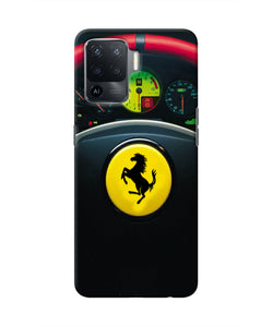 Ferrari Steeriing Wheel Oppo F19 Pro Real 4D Back Cover