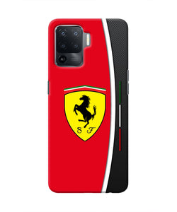 Ferrari Abstract Oppo F19 Pro Real 4D Back Cover