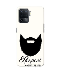 Respect the Beard Oppo F19 Pro Real 4D Back Cover