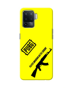 PUBG AKM Gun Oppo F19 Pro Real 4D Back Cover