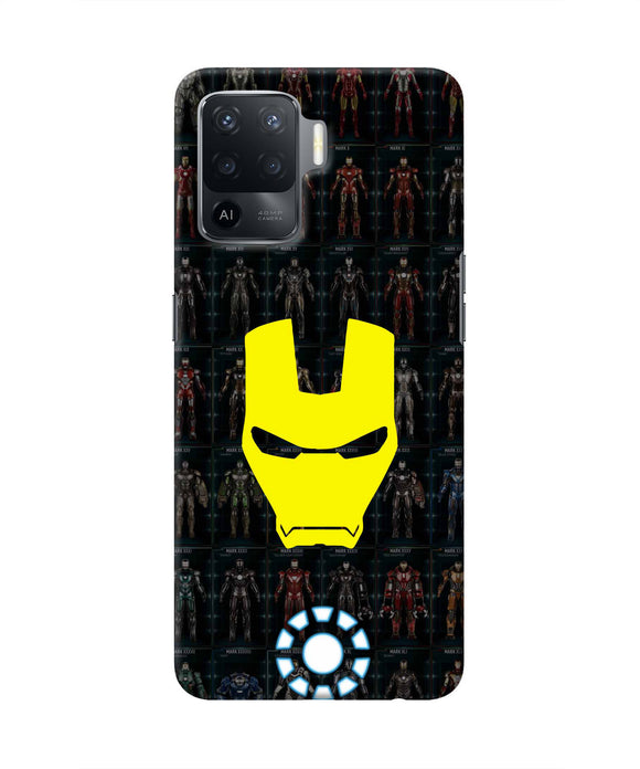 Iron Man Suit Oppo F19 Pro Real 4D Back Cover