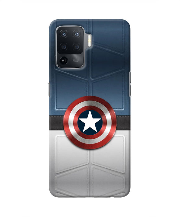 Captain America Suit Oppo F19 Pro Real 4D Back Cover