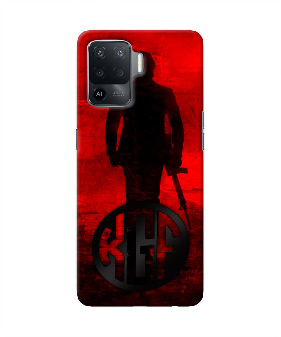 Rocky Bhai K G F Chapter 2 Logo Oppo F19 Pro Real 4D Back Cover