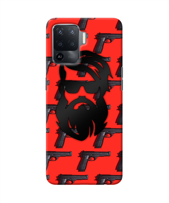 Rocky Bhai Beard Look Oppo F19 Pro Real 4D Back Cover