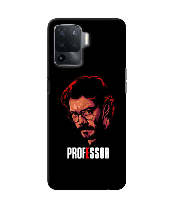 Money Heist Professor Sketch Oppo F19 Pro Back Cover