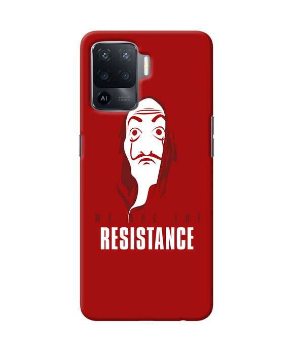 Money Heist Resistance Quote Oppo F19 Pro Back Cover