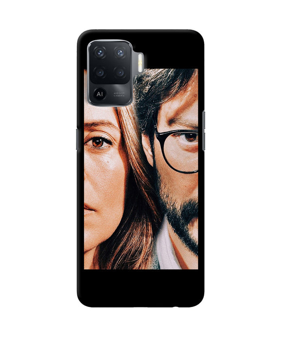 Money Heist Professor With Rachel Oppo F19 Pro Back Cover