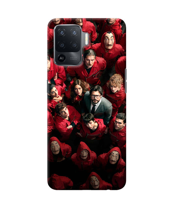 Money Heist Professor with Hostages Oppo F19 Pro Back Cover