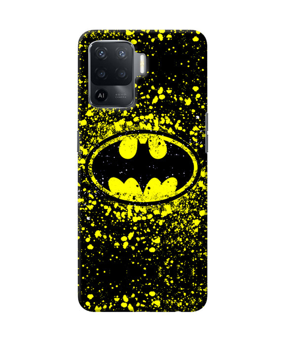 Batman last knight print yellow Oppo F19 Pro Back Cover