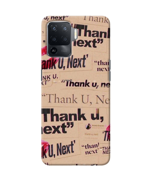 Thank you next Oppo F19 Pro Back Cover