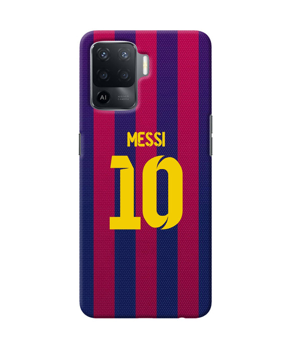 Messi 10 tshirt Oppo F19 Pro Back Cover