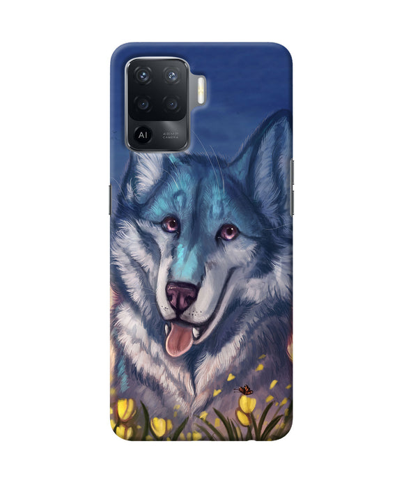 Cute wolf Oppo F19 Pro Back Cover