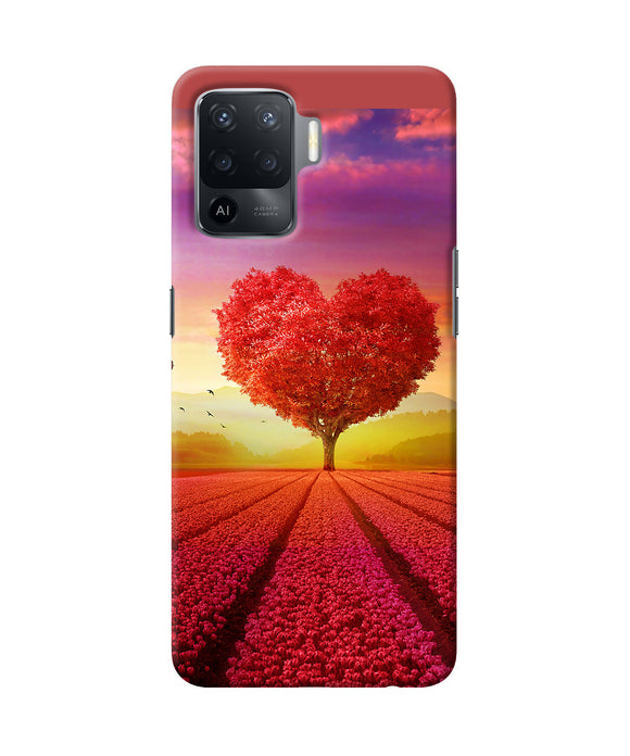 Natural heart tree Oppo F19 Pro Back Cover