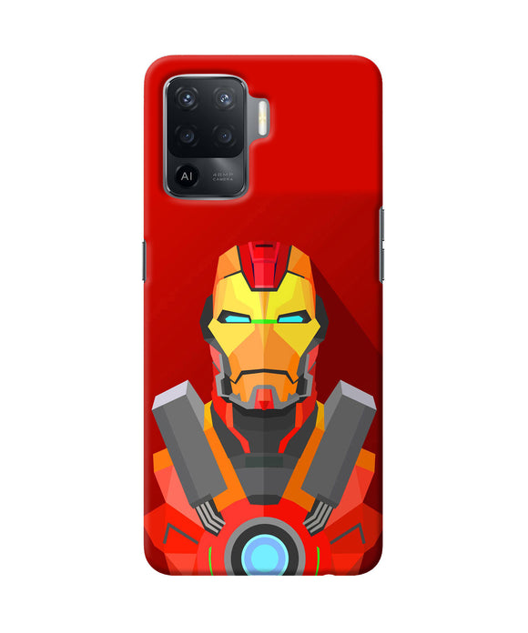 Ironman print Oppo F19 Pro Back Cover