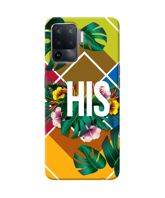 His her one Oppo F19 Pro Back Cover