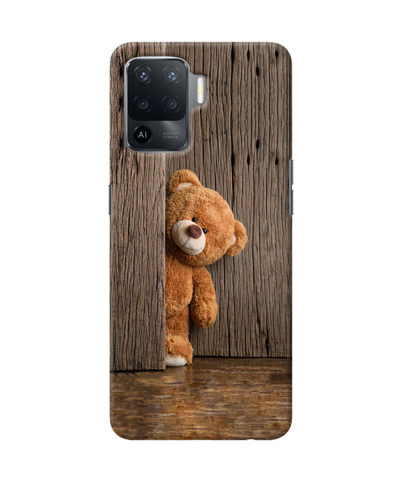 Teddy wooden Oppo F19 Pro Back Cover