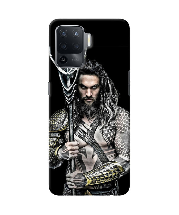 Aquaman trident black Oppo F19 Pro Back Cover
