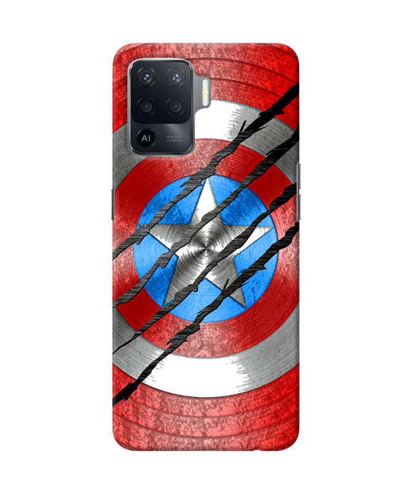 Scratch on shield Oppo F19 Pro Back Cover