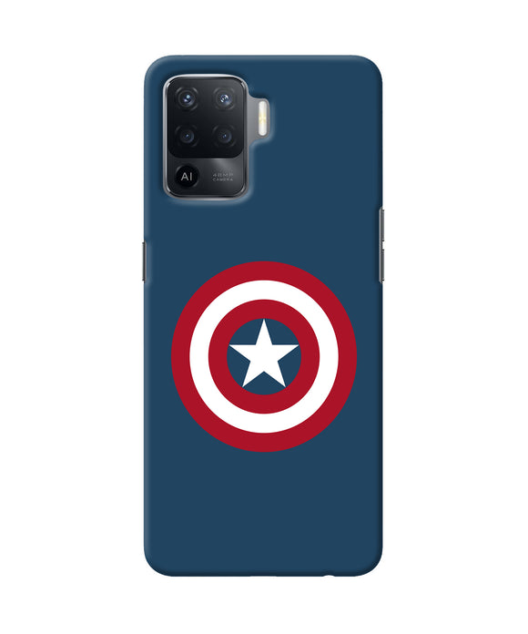 Captain america logo Oppo F19 Pro Back Cover
