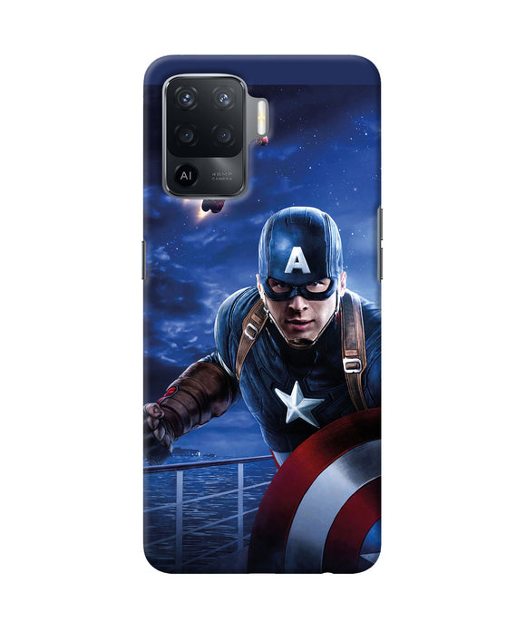 Captain with ironman Oppo F19 Pro Back Cover