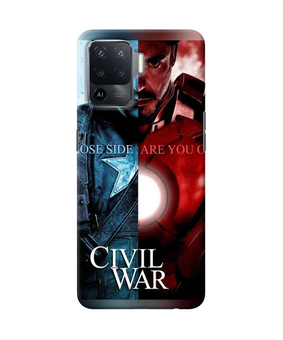 Civil war Oppo F19 Pro Back Cover