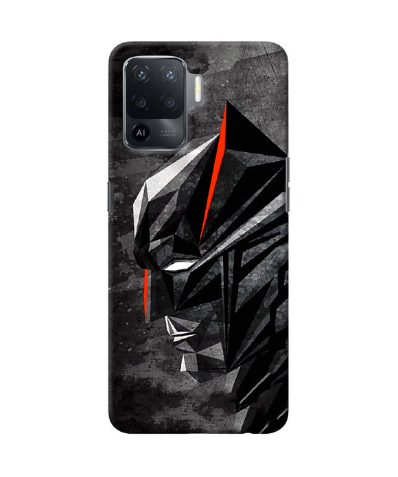 Batman black side face Oppo F19 Pro Back Cover